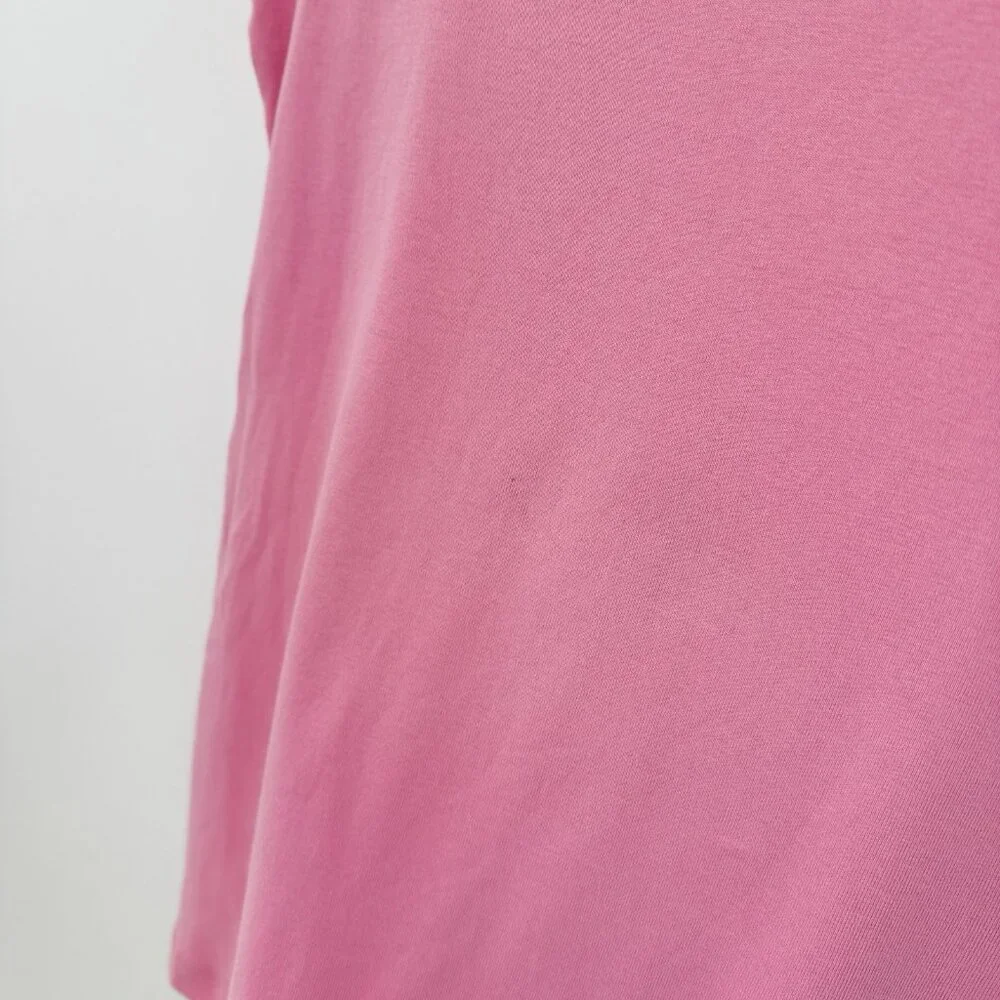 J.Crew Factory‎ Women’s Pink Lightweight V-Neck Pink T-Shirt Size Large See Pics
